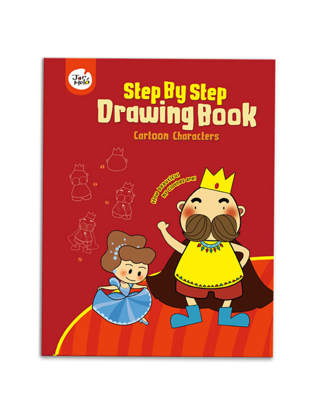 Joan Miro Step by Step Drawing Book - Cartoon Characters (No Color- Image 1)