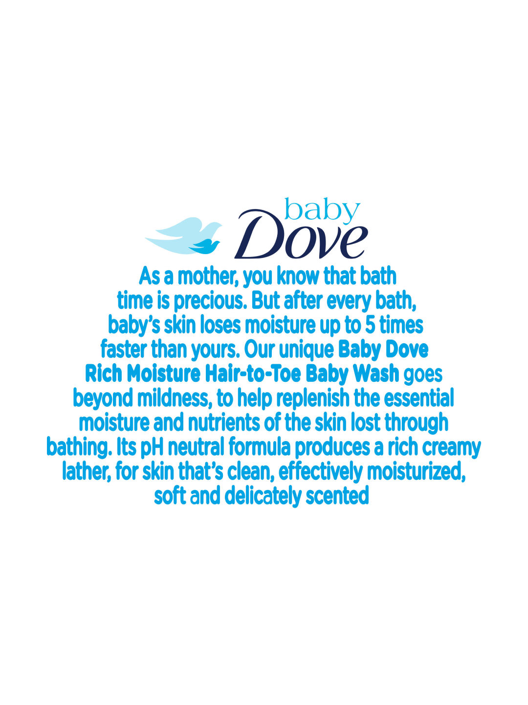 Baby Dove Hair To Toe Wash Rich Moisture (400ml) (No Color- Image 3)