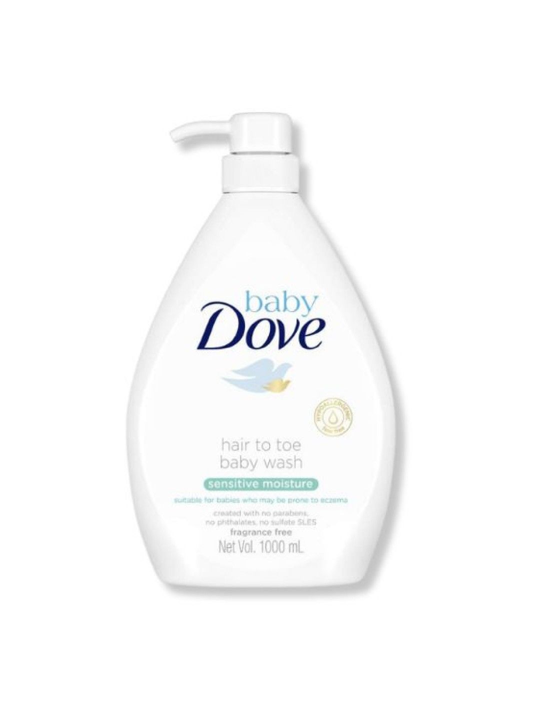 Baby Dove Hair to Toe Wash Sensitive Moisture (1L) (No Color- Image 1)