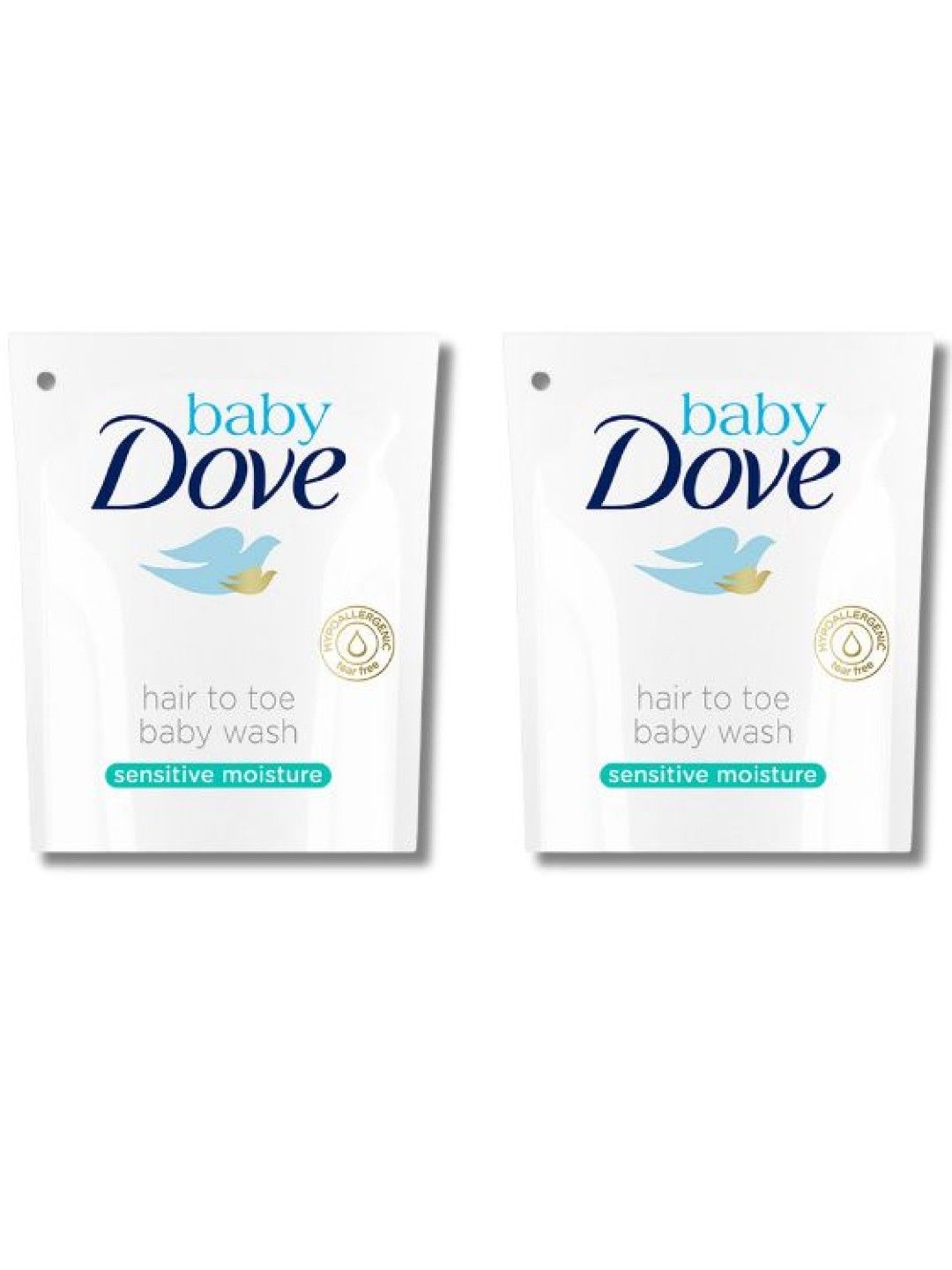 Baby Dove Hair to Toe Wash Sensitive Moisture Refill (220ml) x 2