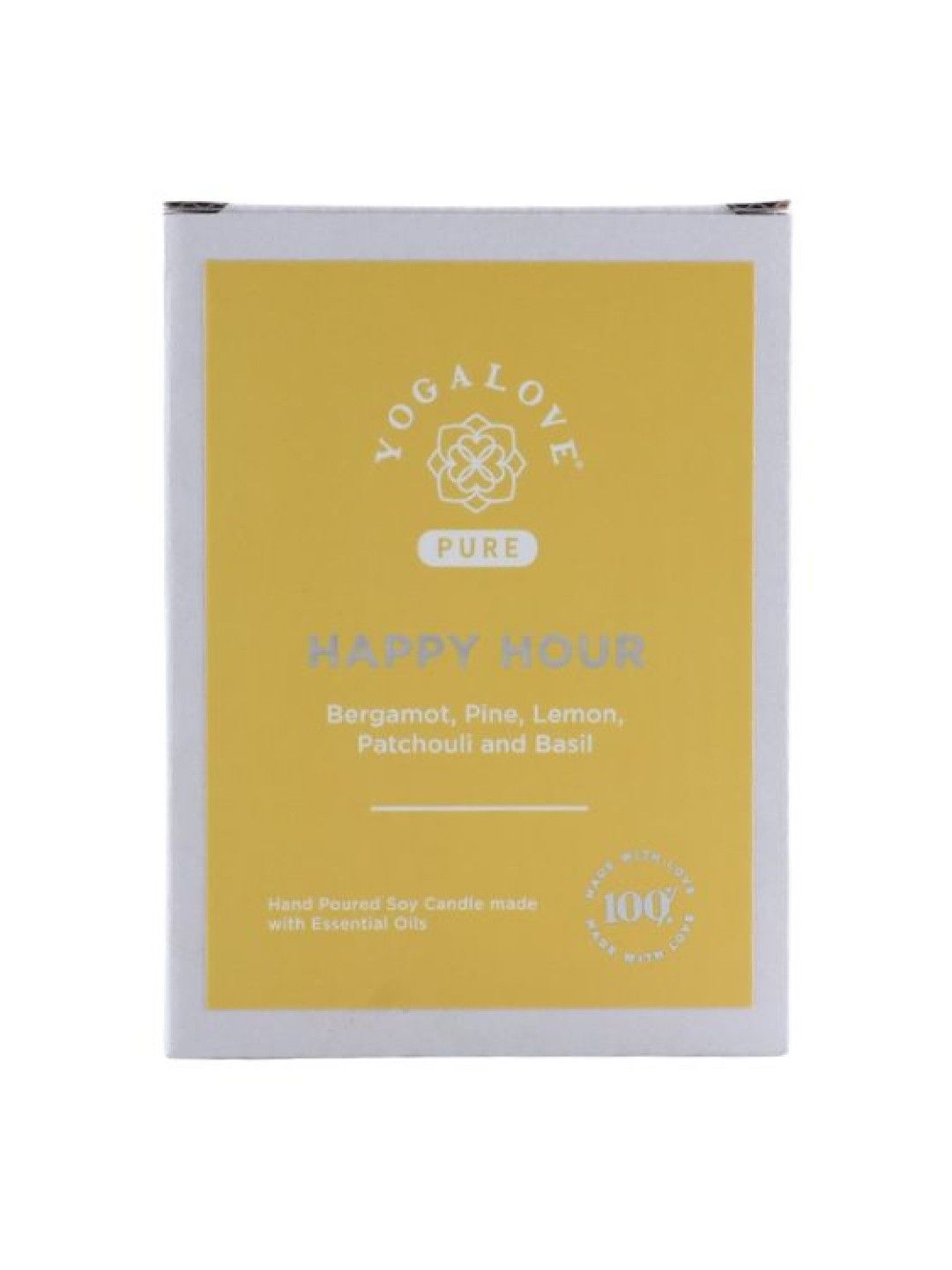 YogaLove Happy Hour Soy Candle (No Color- Image 2)