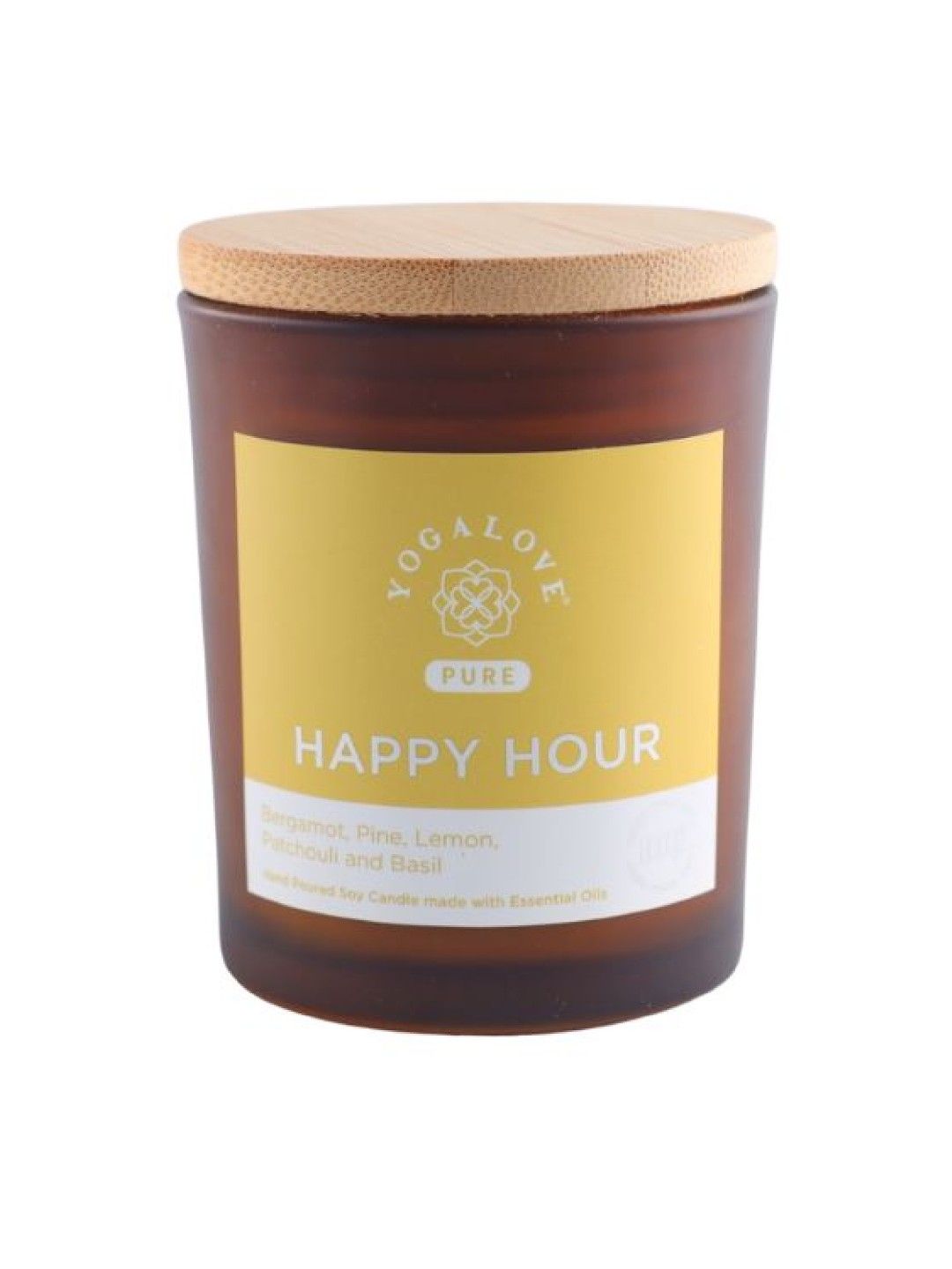 YogaLove Happy Hour Soy Candle (No Color- Image 1)