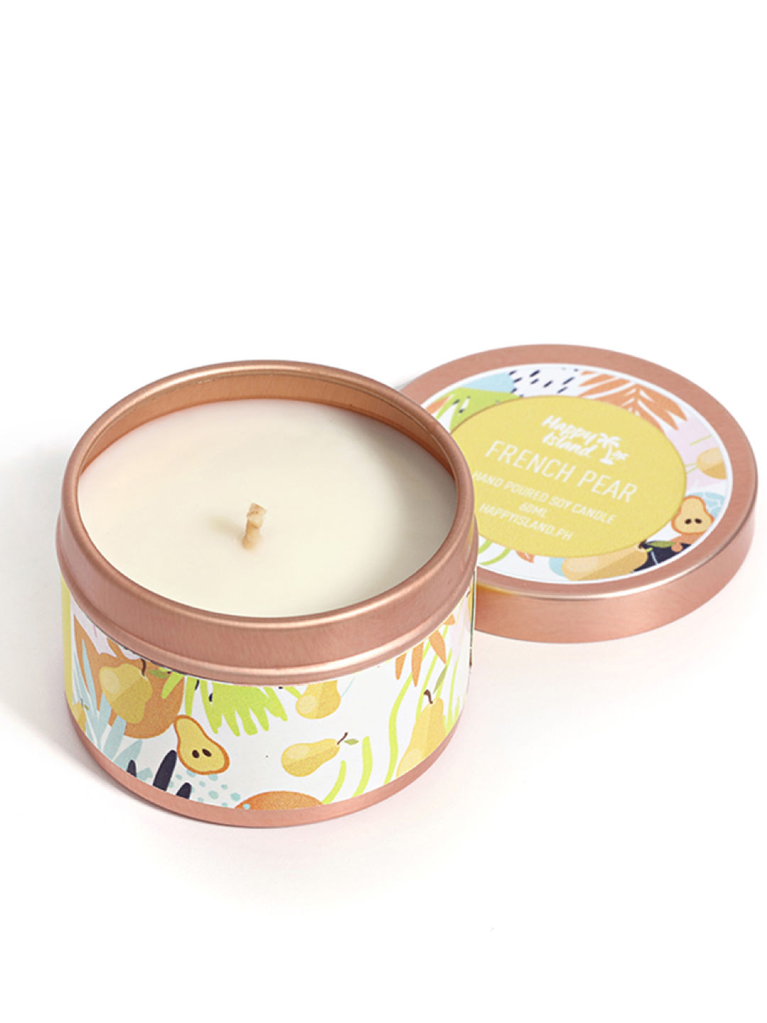 Happy Island French Pear Soy Candle (2oz) (No Color- Image 1)