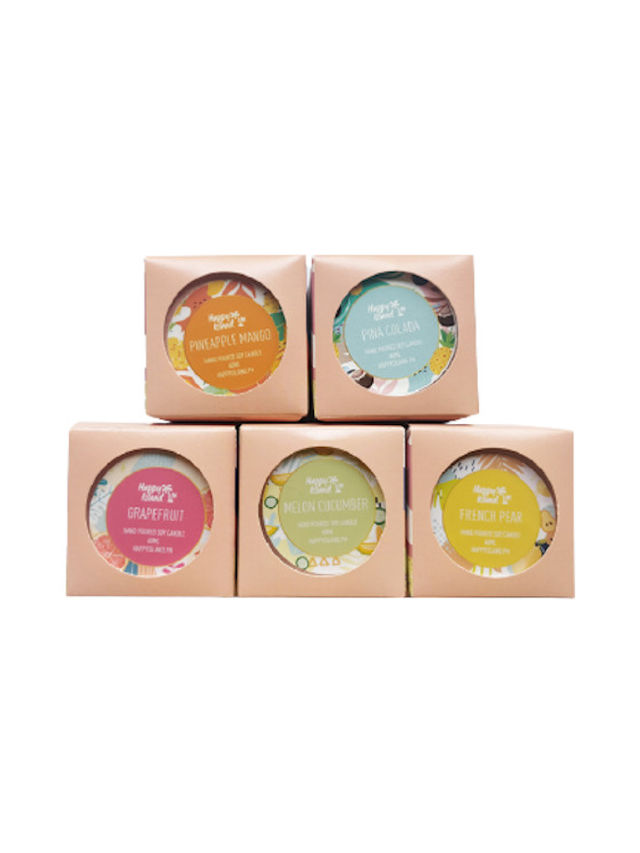 Happy Island Play (Fruity) Travel Tin Candle 2oz Bundle (Set of 5)