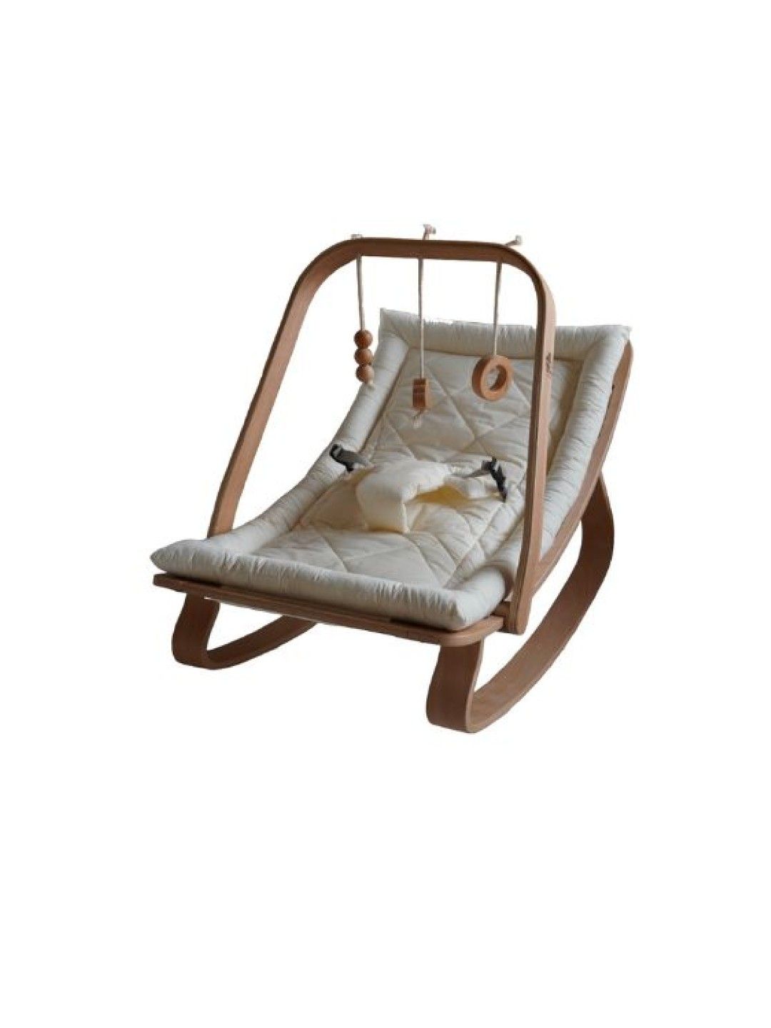 The Nurserie PH Harper Wooden Baby Rocker