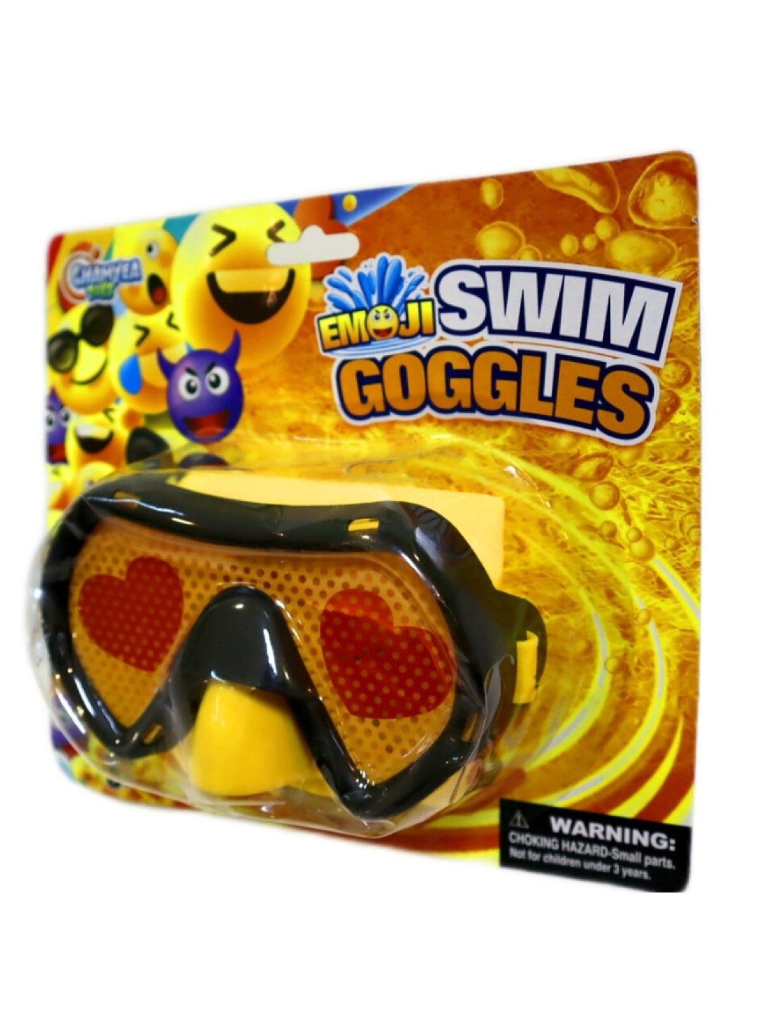Kidsplay Swim Goggles Big Eyes Emoji (Heart- Image 2)