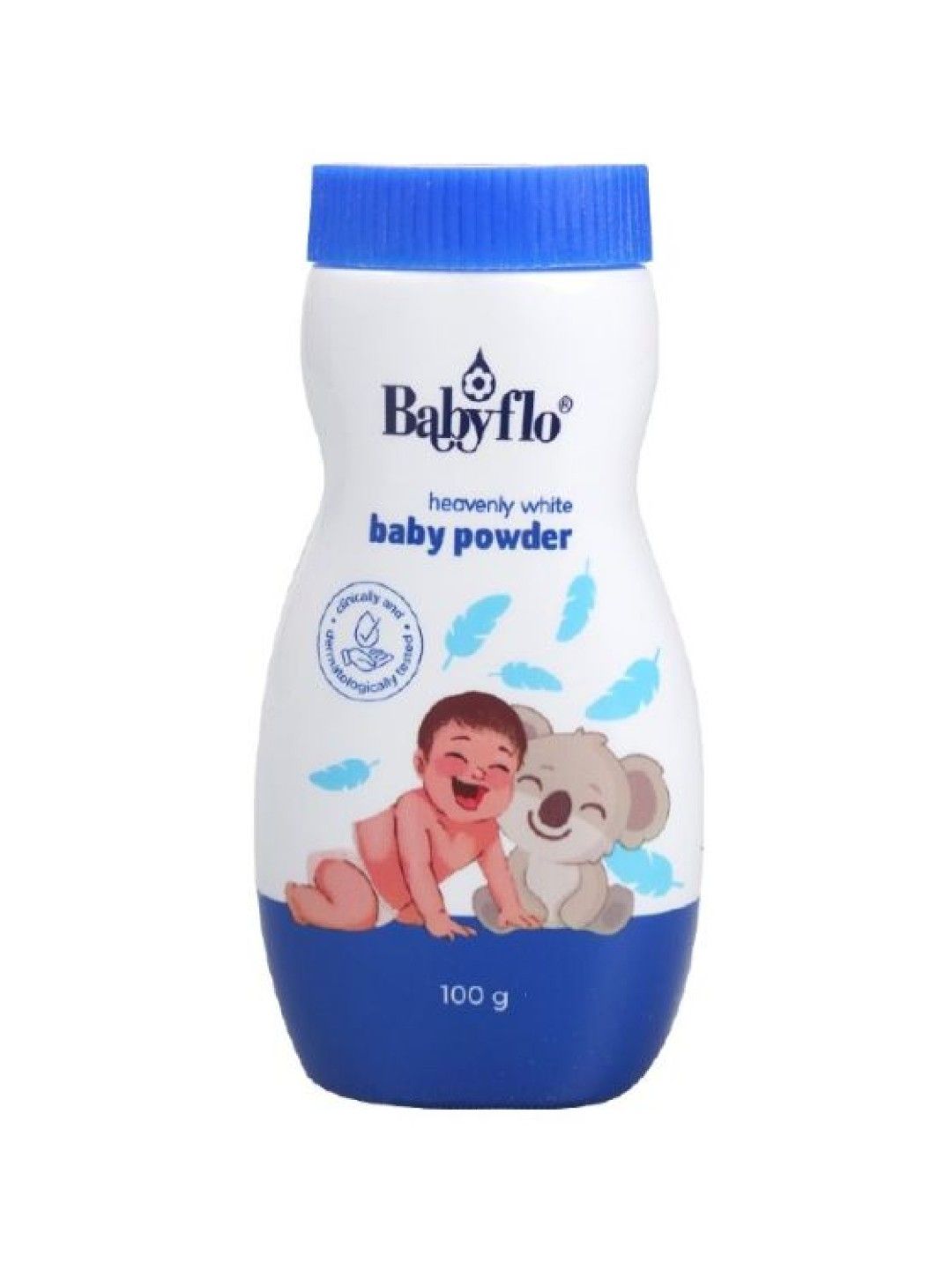 Babyflo Baby Powder (100g) (Heavenly White- Image 1)