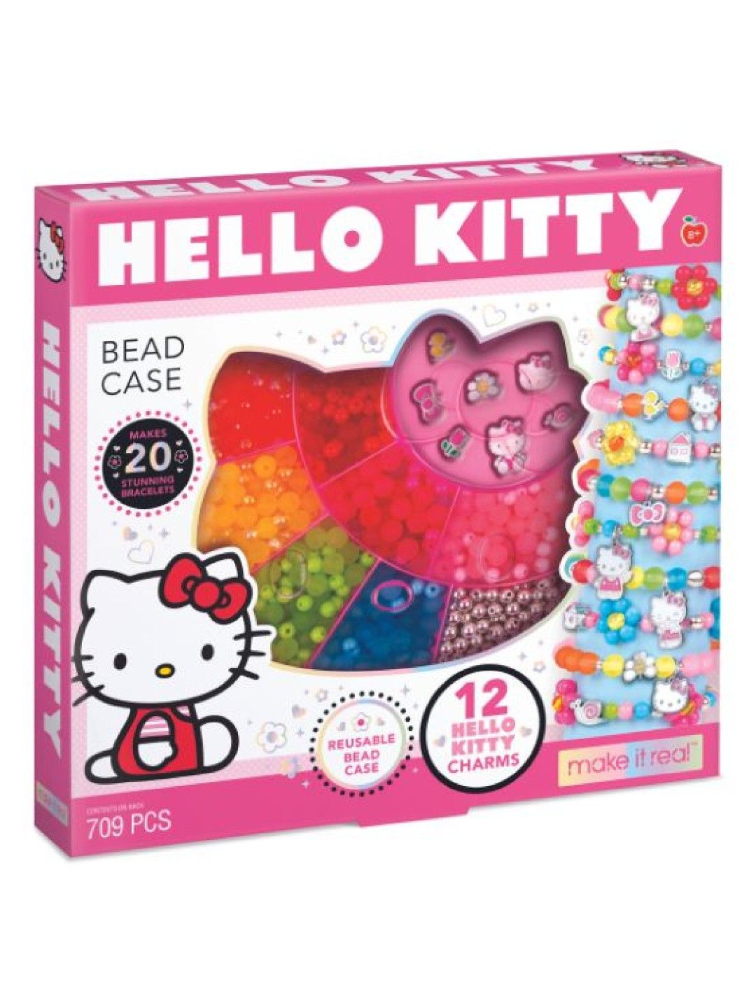 Make It Real Hello Kitty Bead Case (No Color- Image 1)