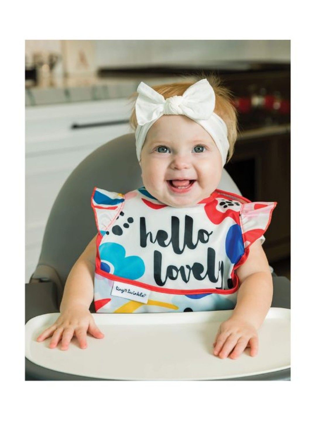 Tiny Twinkle Mess-proof Easy Bibs (Hello Lovely- Image 2)