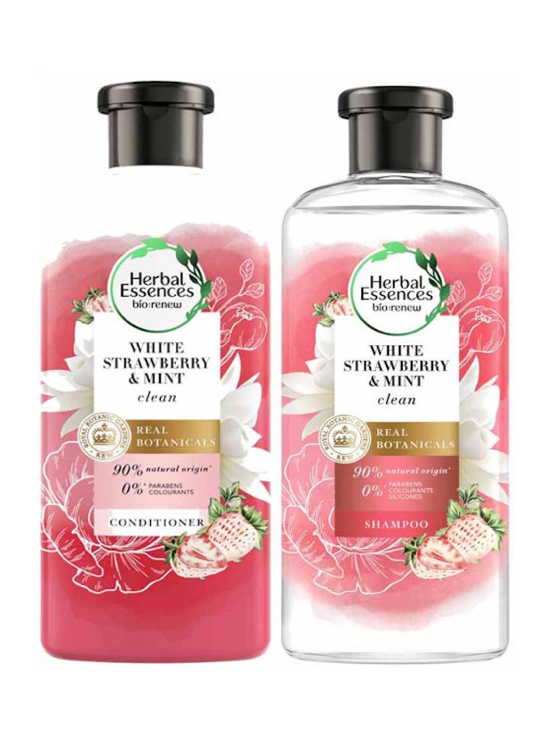 Herbal Essences White Strawberry and Sweet Mint Shampoo + Conditioner Bundle (600ml)