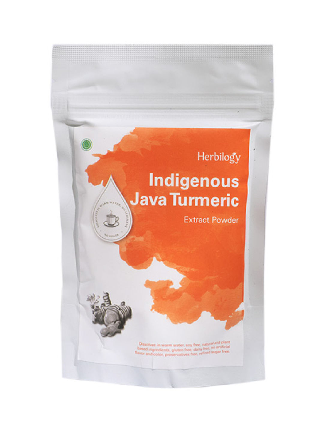 Herbilogy Java Turmeric Extract Powder (100g) (Orange- Image 1)