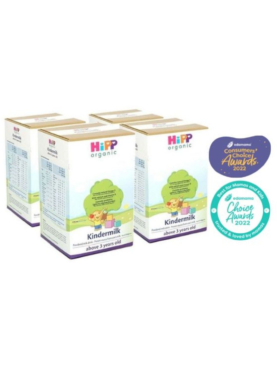 HiPP Organic Kindermilk Bag-in-Boxes Kindermilk 3 Years Above (800g x 4)