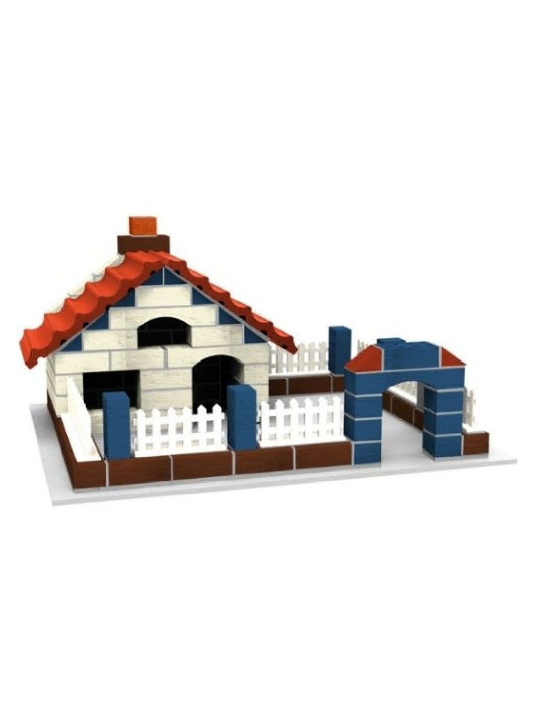 Kebo Holiday Cottage Dream Architect Brick Layering (128pcs) (No Color- Image 4)