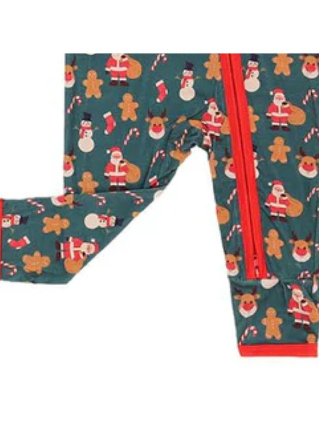 Bamberry Baby Zippered Romper - 2025 Christmas Collection (Holiday- Image 3)