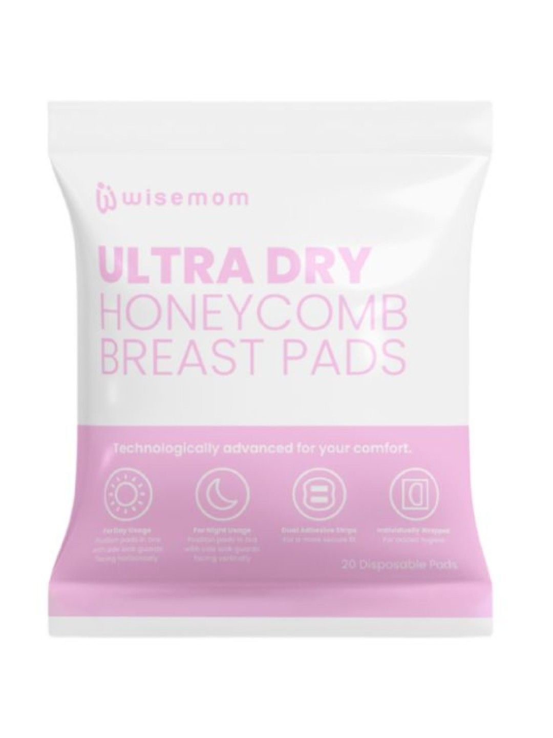 Wisemom Honeycomb Ultra Dry Breast Pads 20s