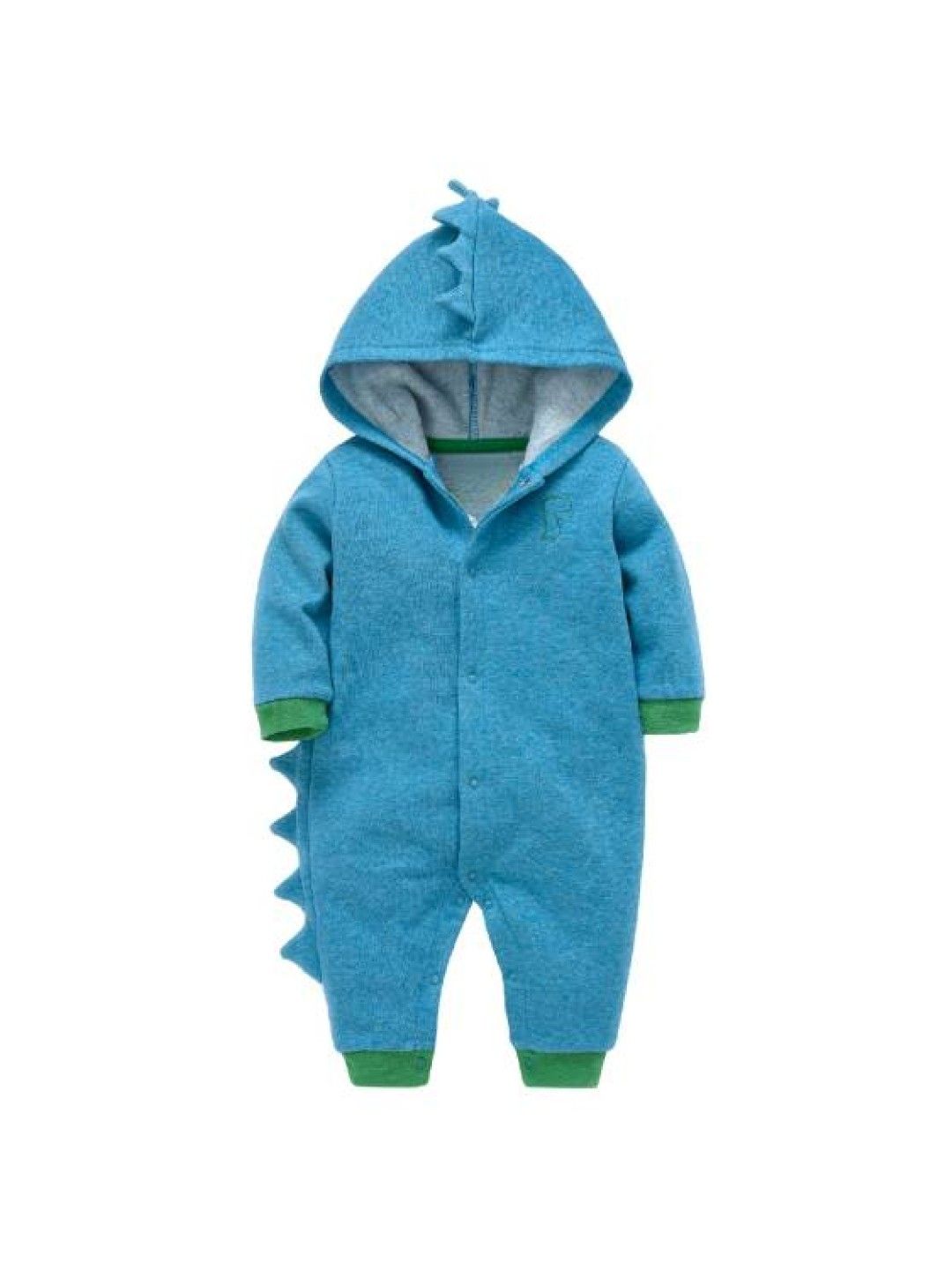 Sleepee Ph Cotton Velour Jumpsuit (Hooded Dino- Image 1)