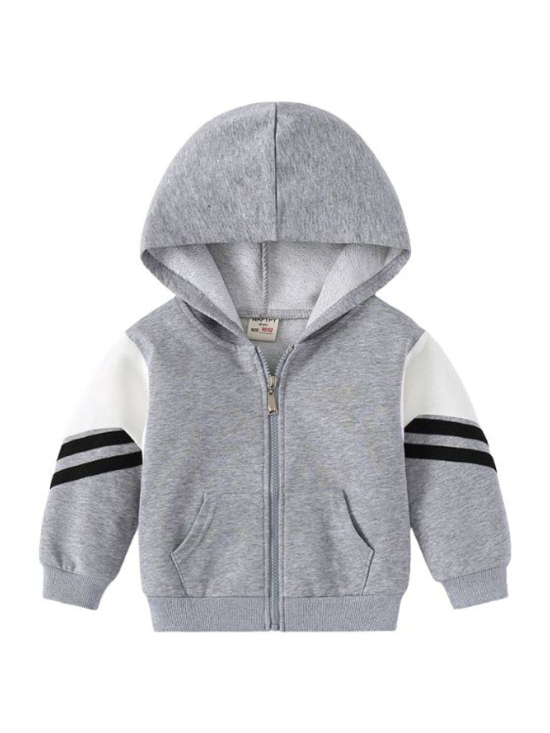 Cottonkind Hooded Zipped Jacket (Grey- Image 1)