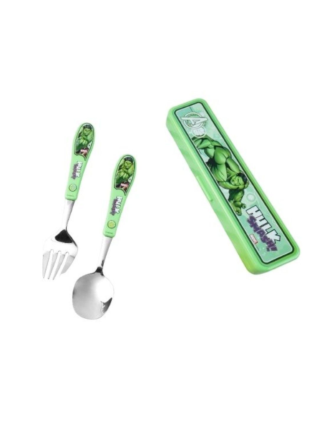 Dish Me PH Marvel Incredible Hulk - Nordic Kids Spoon & Fork Cutlery Set (No Color- Image 1)