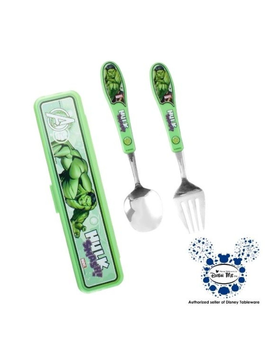 Dish Me PH Marvel Incredible Hulk - Nordic Kids Spoon & Fork Cutlery Set (No Color- Image 2)