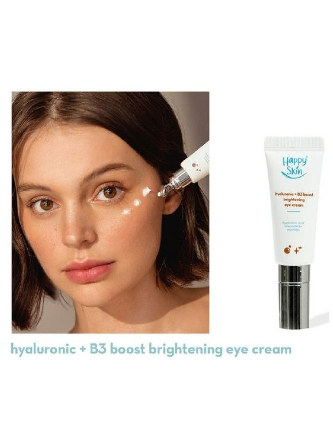 Happy Skin Hyaluronic + B3 Boost Brightening Eye Cream (No Color- Image 2)
