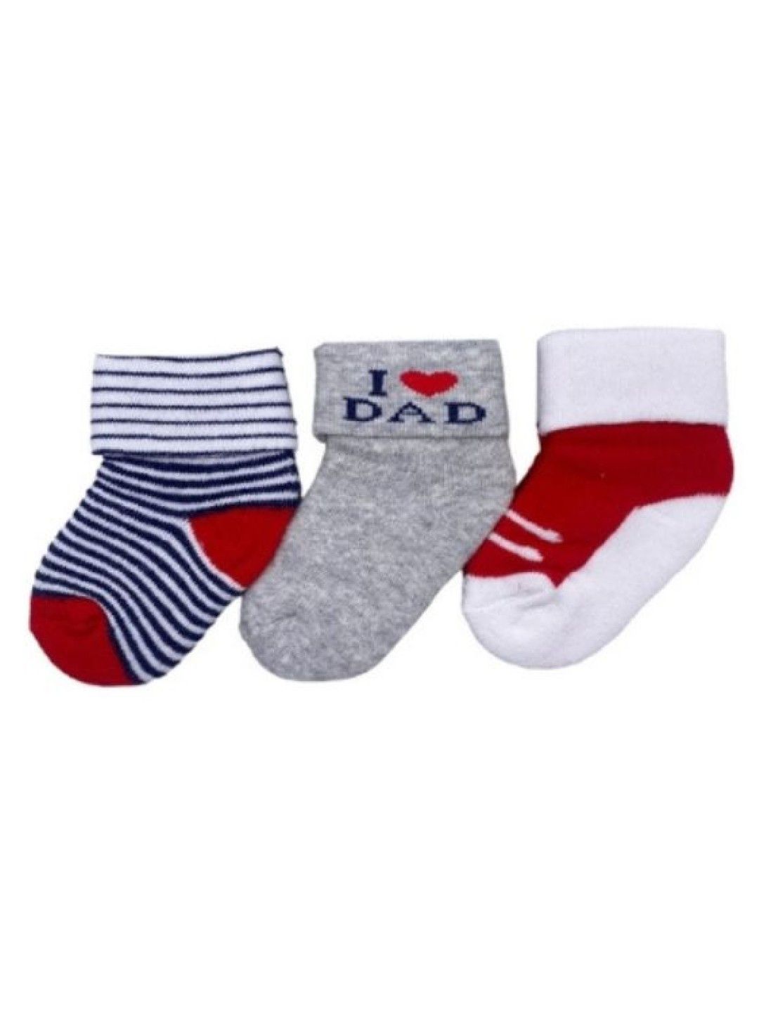 Enfant Baby Socks (3 pairs) (I Love Dad- Image 1)