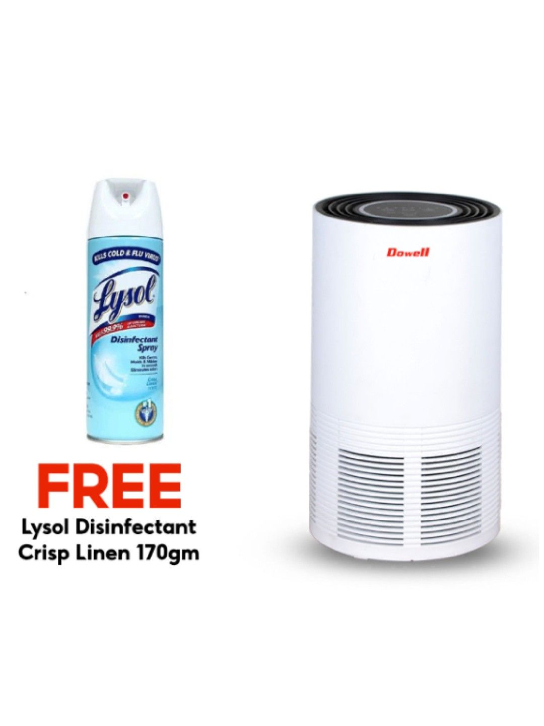 Dowell Air Purifier RAP-25 with Freebie