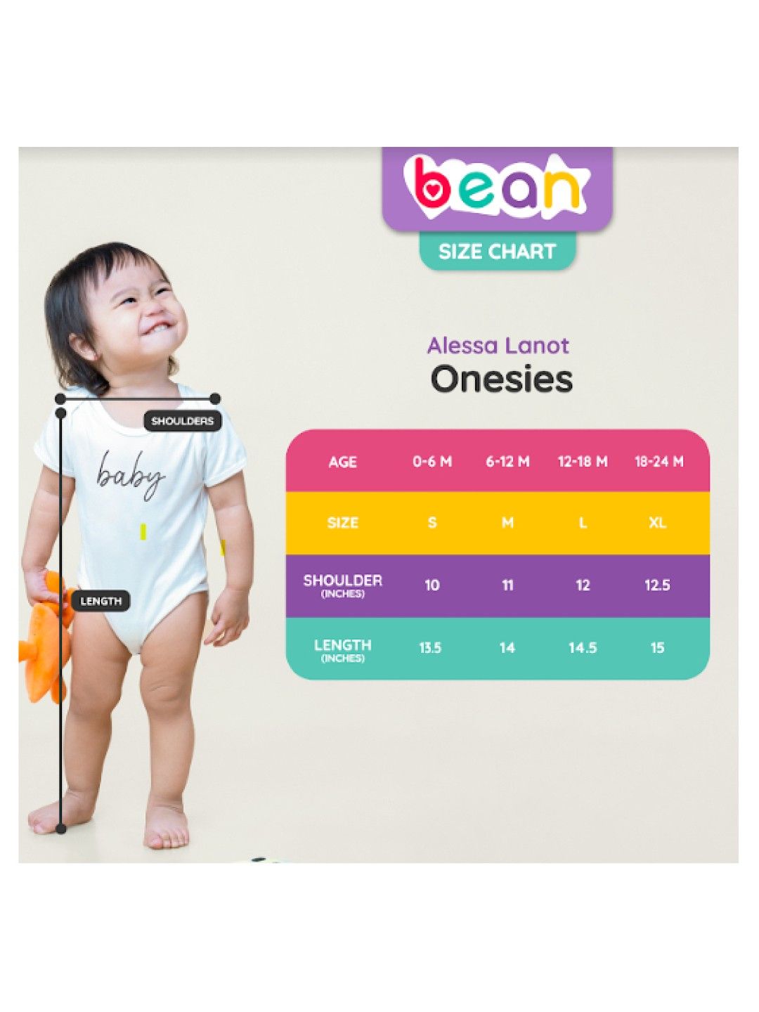 bean fashion Alessa Lanot Ubecado Delight Play Sleeveless Onesie (No Color- Image 4)