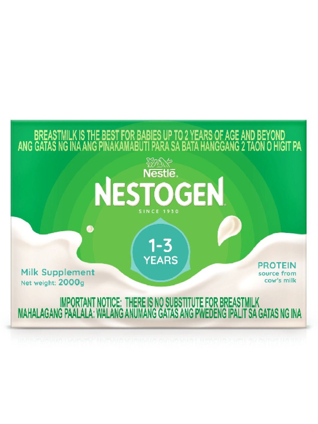 Nestogen 3 Milk Supplement for Children 1-3 Years Old (2kg) (No Color- Image 2)