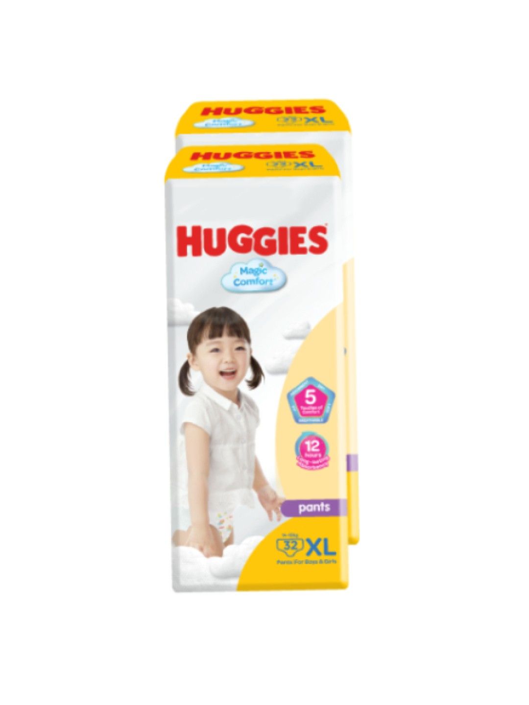 Huggies Magic Comfort Pants XL 32s x 2 (64 pcs) (No Color- Image 2)