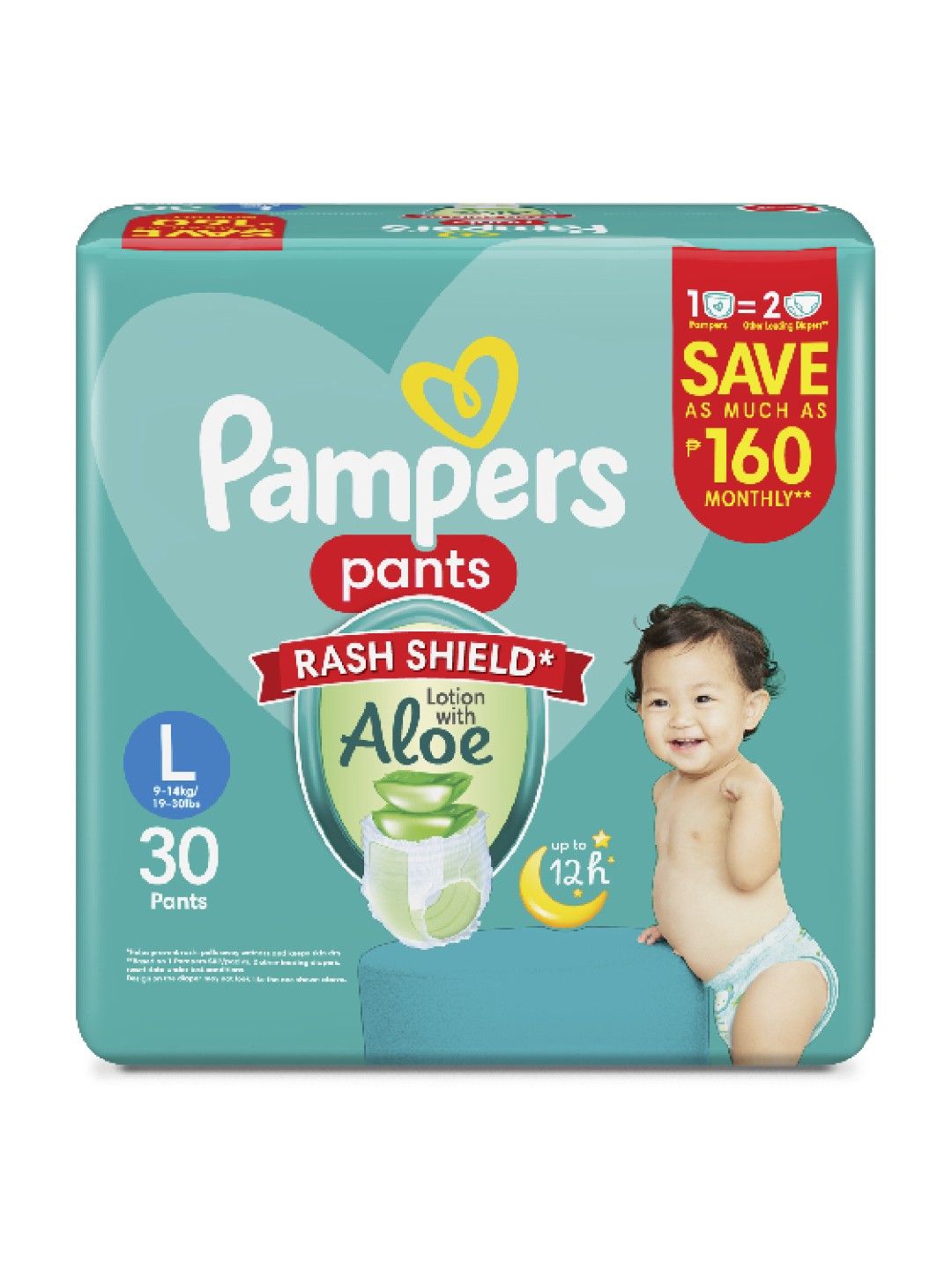 Pampers Baby Dry Pants Large 30s x 1 pack (30 pcs) (No Color- Image 2)