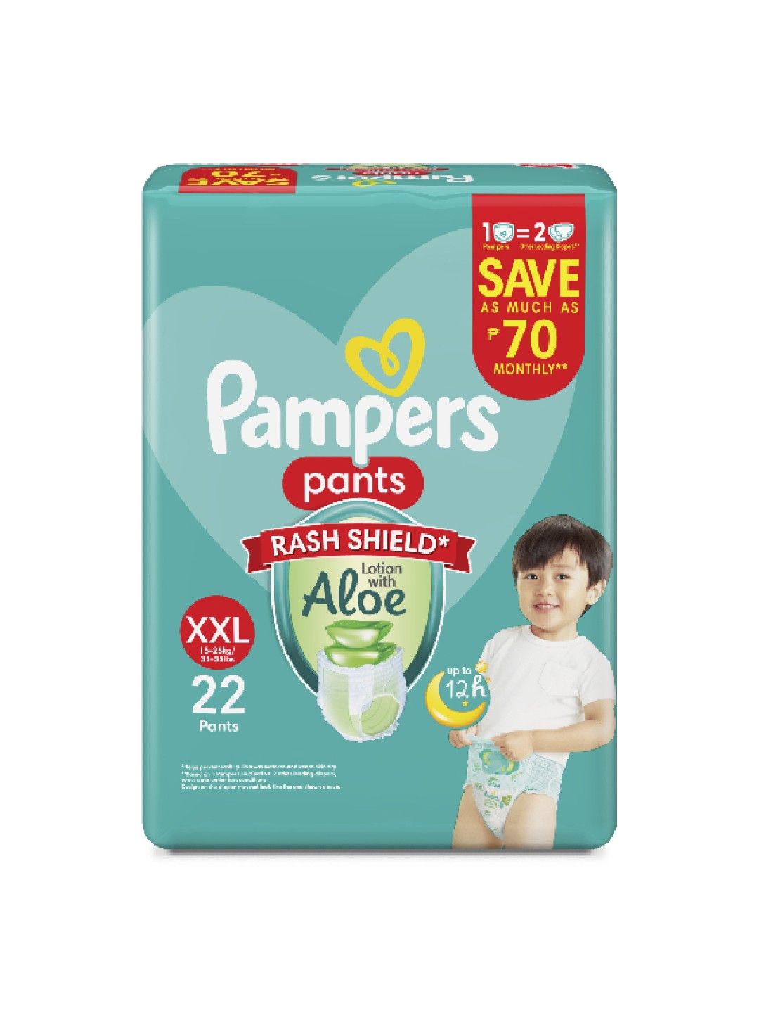 Pampers Baby Dry Pants XXL 22s x 1 pack (22 pcs) (No Color- Image 2)