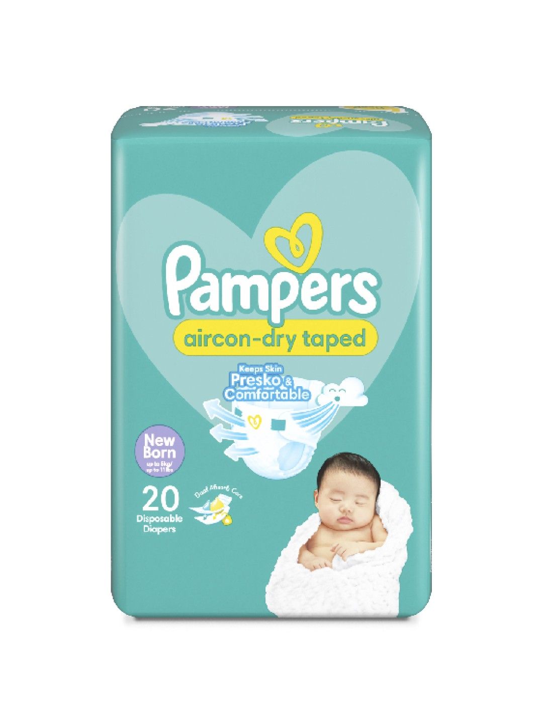 Pampers Baby Dry Taped Newborn 20s x 1 pack (20 pcs) (No Color- Image 2)