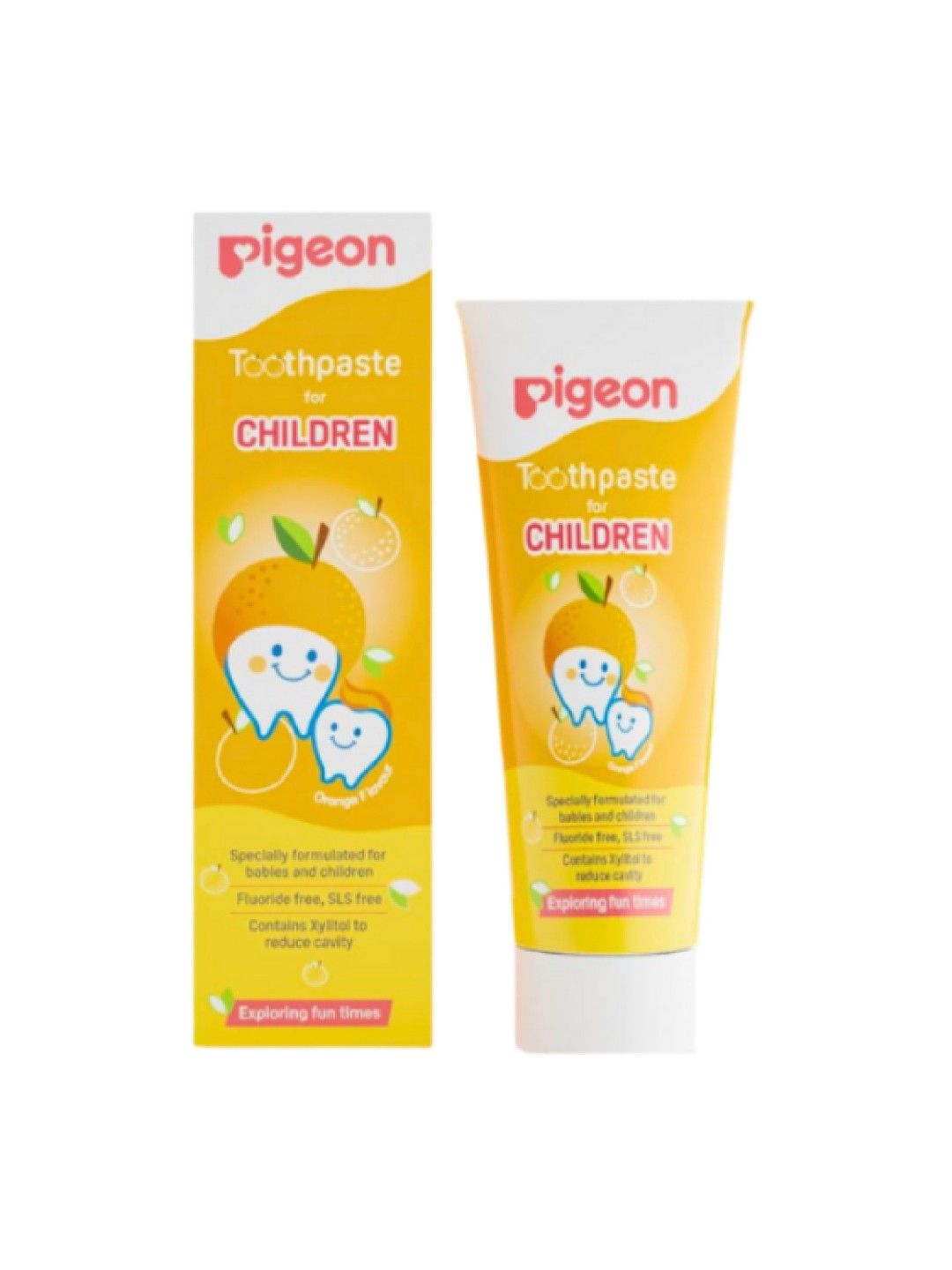 Pigeon Toothpaste Orange (45g) (Orange- Image 1)