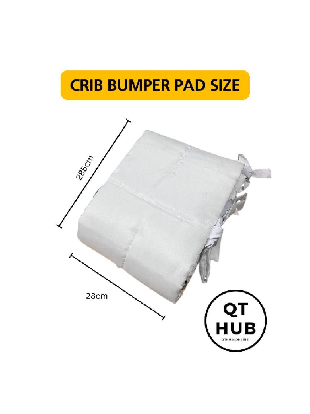 QT Hub Crib Bumper (Blue Woods- Image 2)