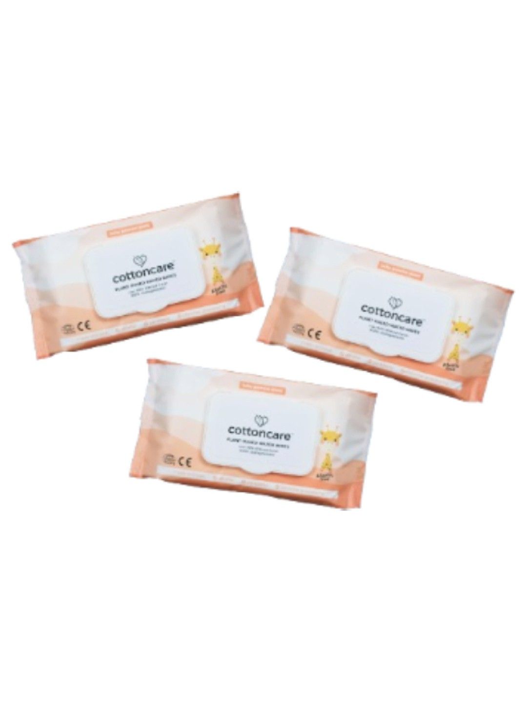 Cotton Central™ Cottoncare™ Baby Powder Scented Baby Wipes Biodegradable (240 pcs) (No Color- Image 1)