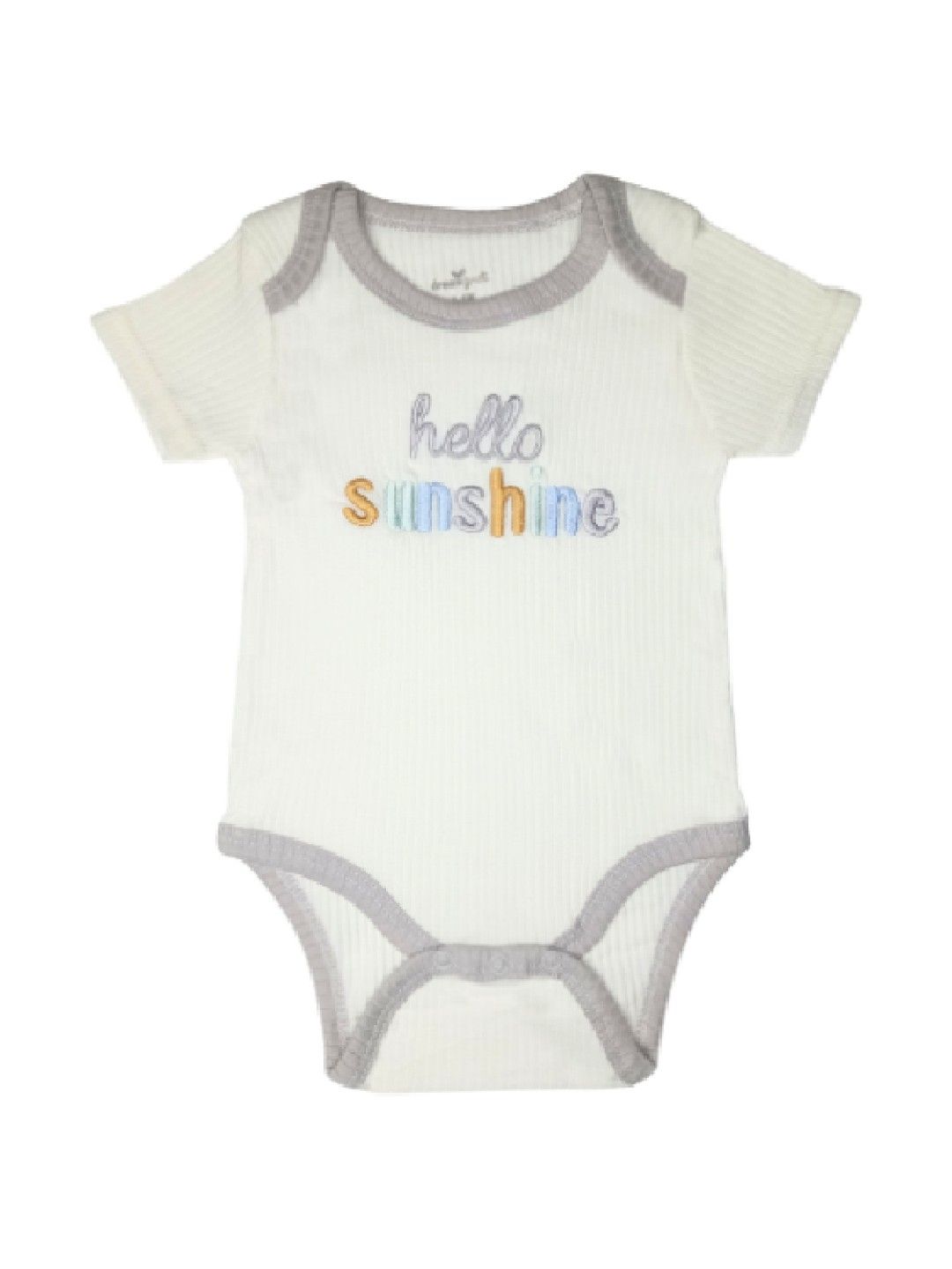 Cottonkind Hello Sunshine Short Sleeves Onesies Set of 3 (No Color- Image 2)