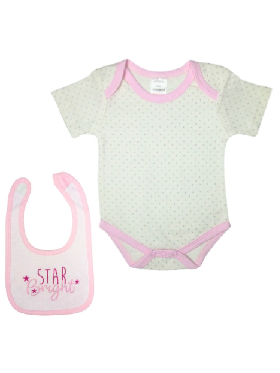 Cottonkind Star Bright Short Sleeves Onesies Set of 4 (No Color- Image 3)