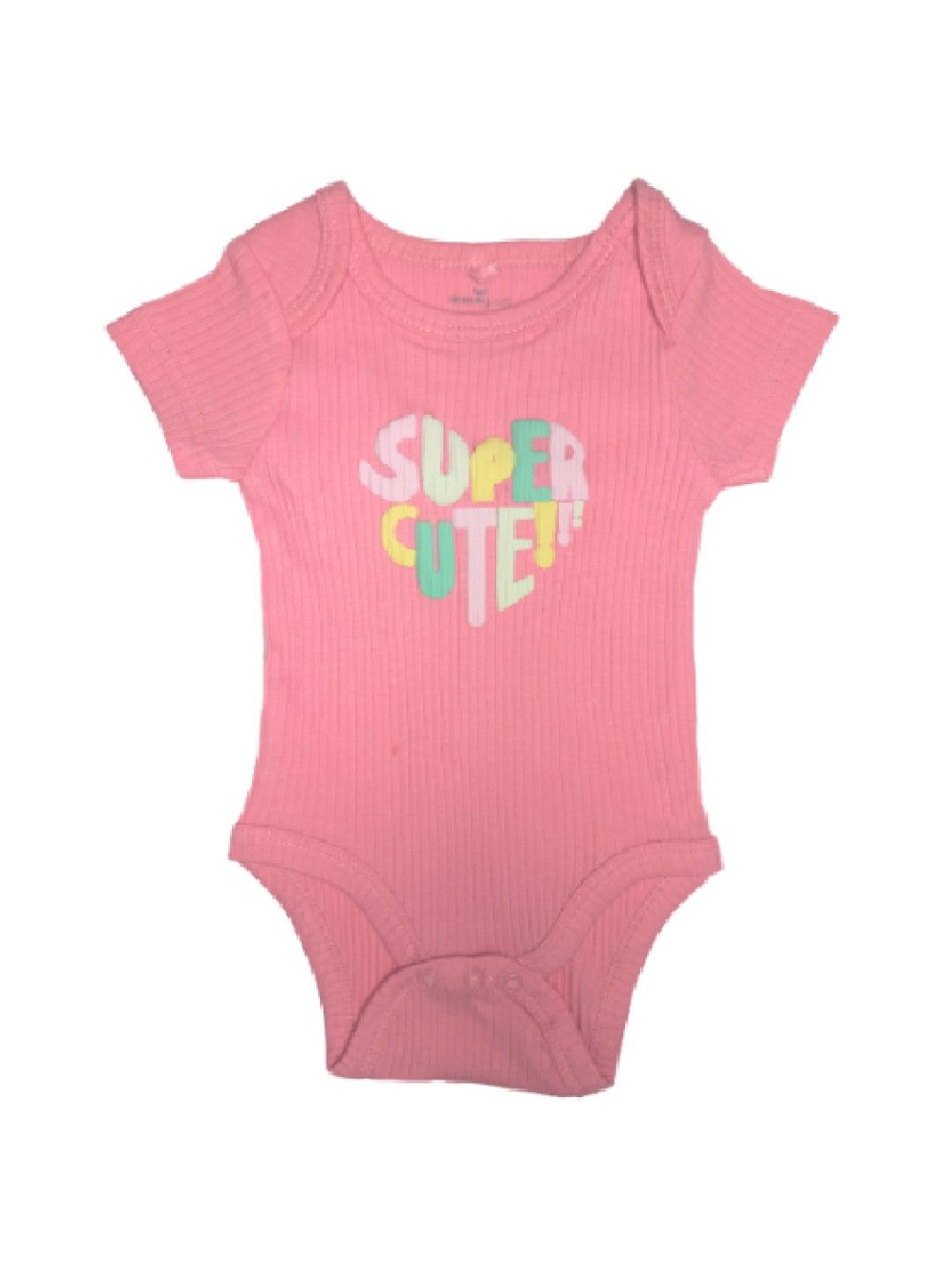 Cottonkind Super Cute Short Sleeves Onesies Set of 3 (No Color- Image 2)