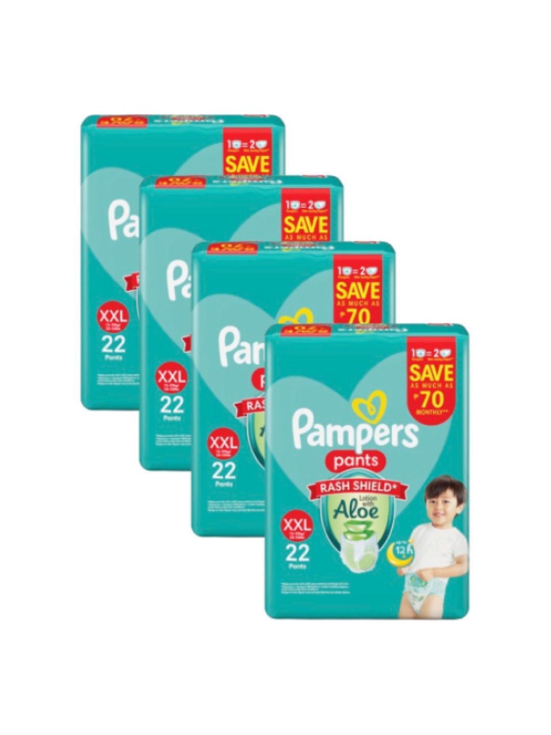 Pampers Baby Dry Pants XXL 22s x 4 packs (88pcs) - Subscription (No Color- Image 2)