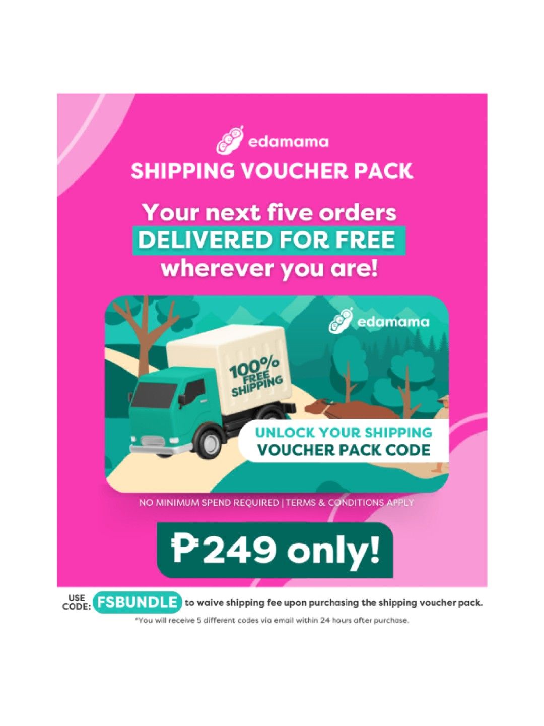 Edamama E-Gifts Shipping Voucher Pack