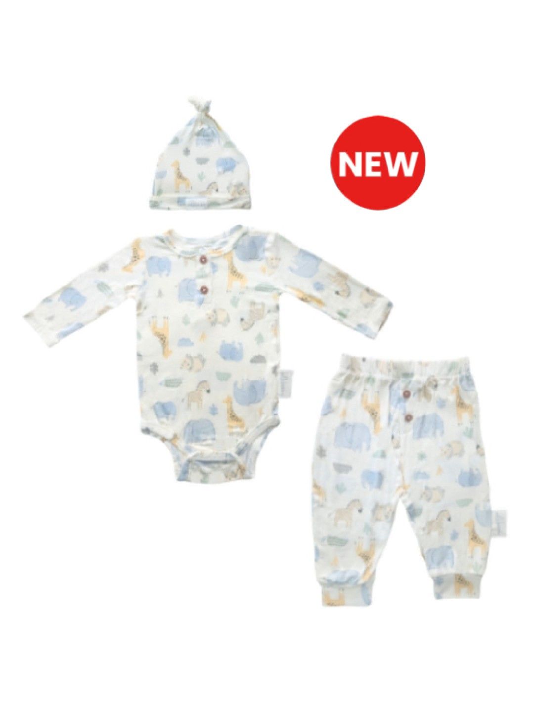 Cottonkind Animal Long Sleeves Onesies Set of 3