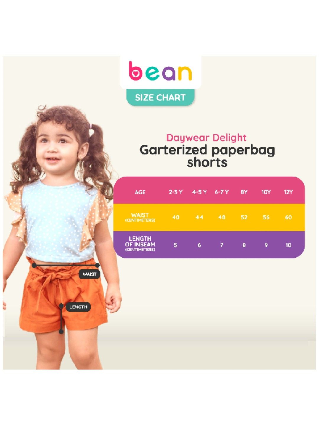 bean fashion Daywear Delight Shorts (Beige- Image 4)