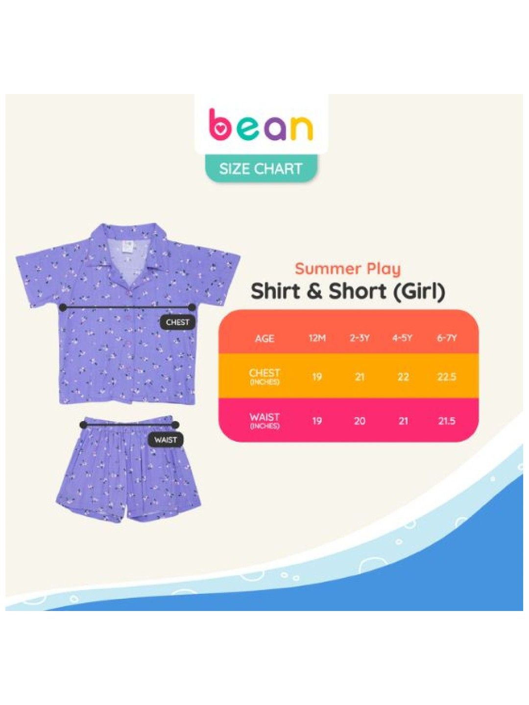 bean fashion 2-Piece Floral Top and Bottom Set (Lilac- Image 4)