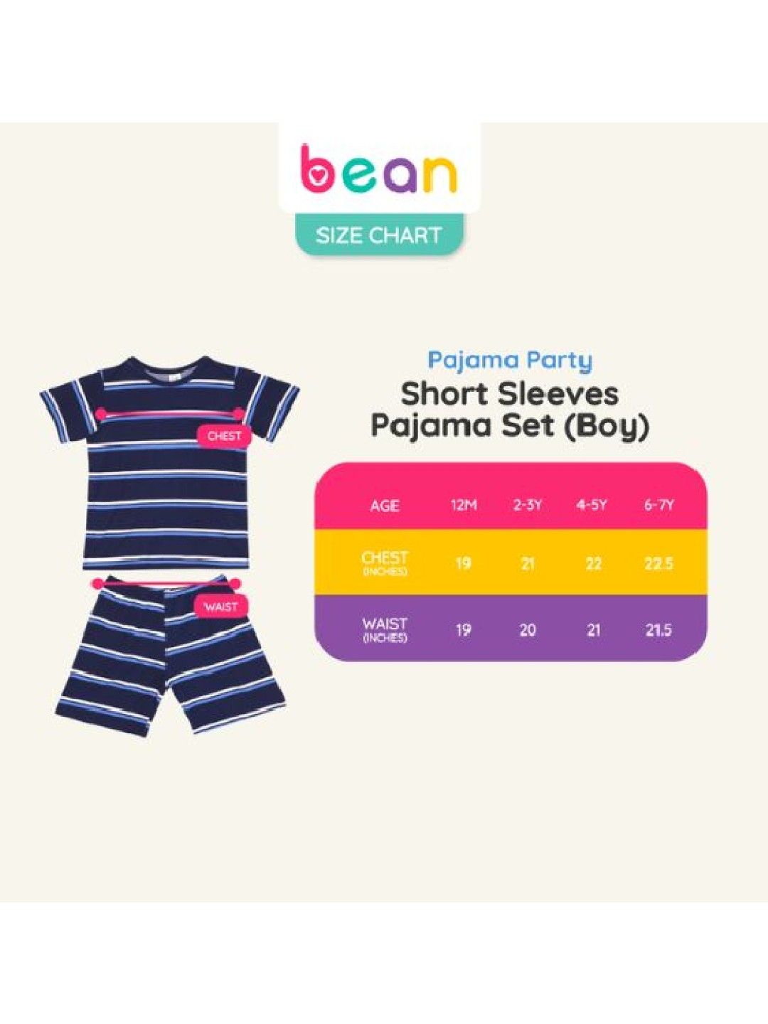 bean fashion 2- Piece Stripes and Bottom Set (Blue- Image 4)