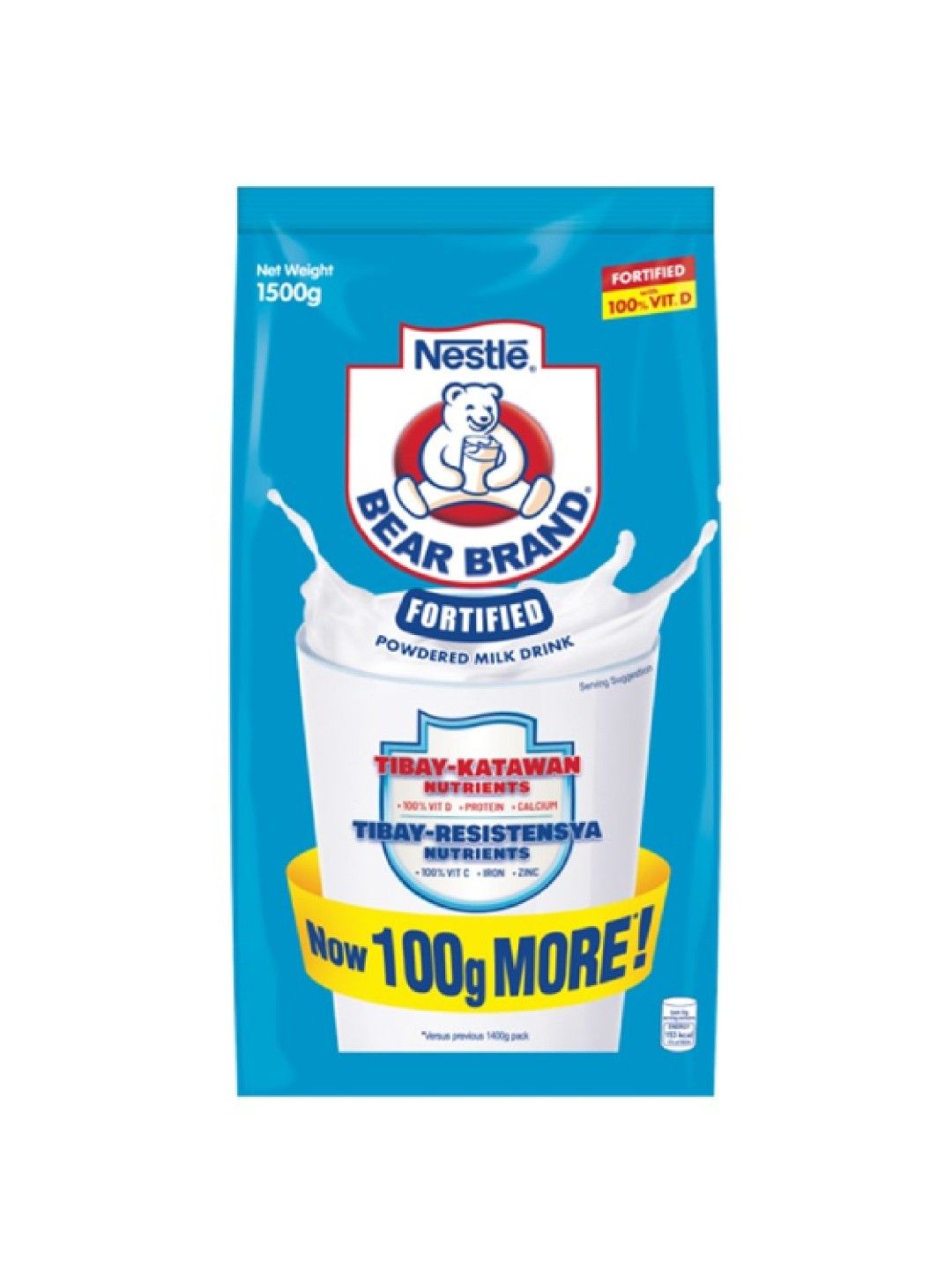 Bear Brand Fortified Powdered Milk Drink (1.5kg)