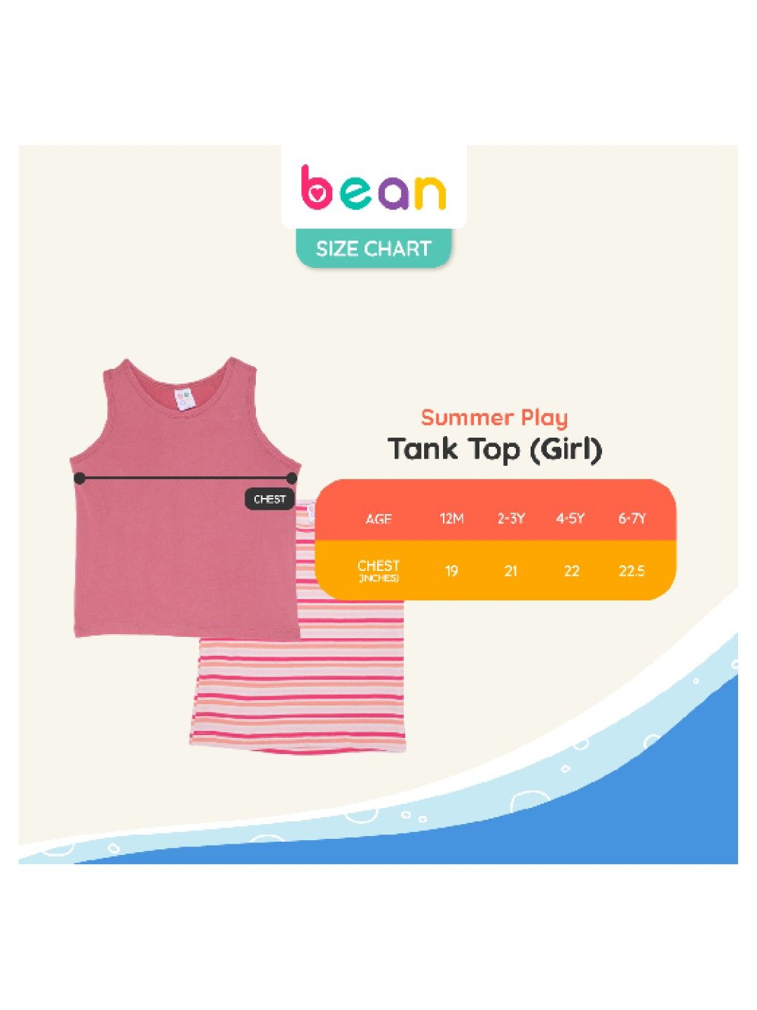 Seams 195 2-Piece Sleeveless Top (Plain + Stripes) (Multicolor- Image 4)