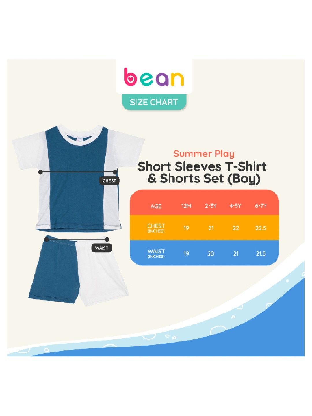 Seams 195 Colorblock Shortsleeves Top and Bottom Set (Multi-Color- Image 4)