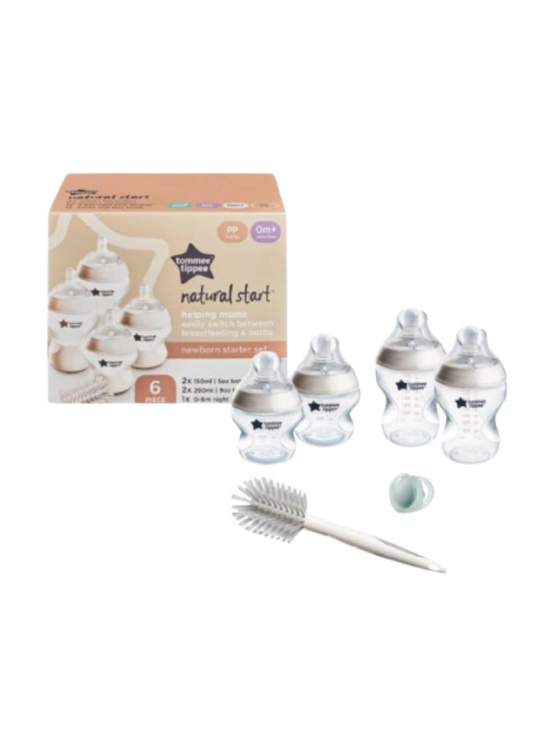 Tommee Tippee Closer to Nature Newborn Baby Bottle Feeding Set (No Color- Image 1)