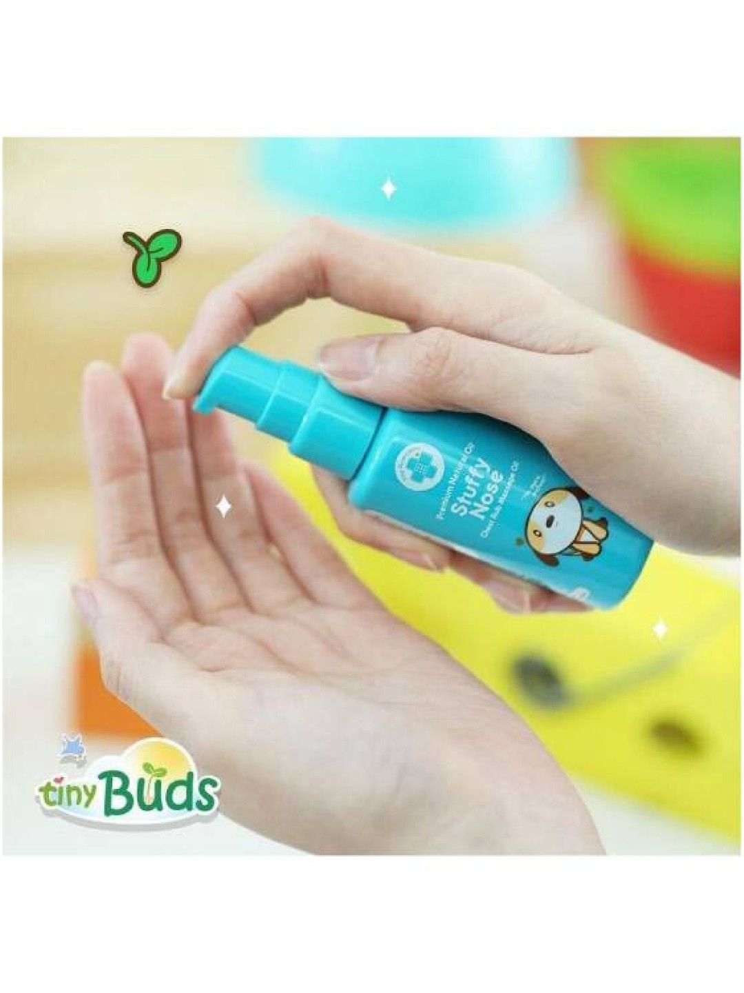 Tiny Buds Stuffy Nose Natural Baby Chest Rub Oil (50ml) (No Color- Image 4)