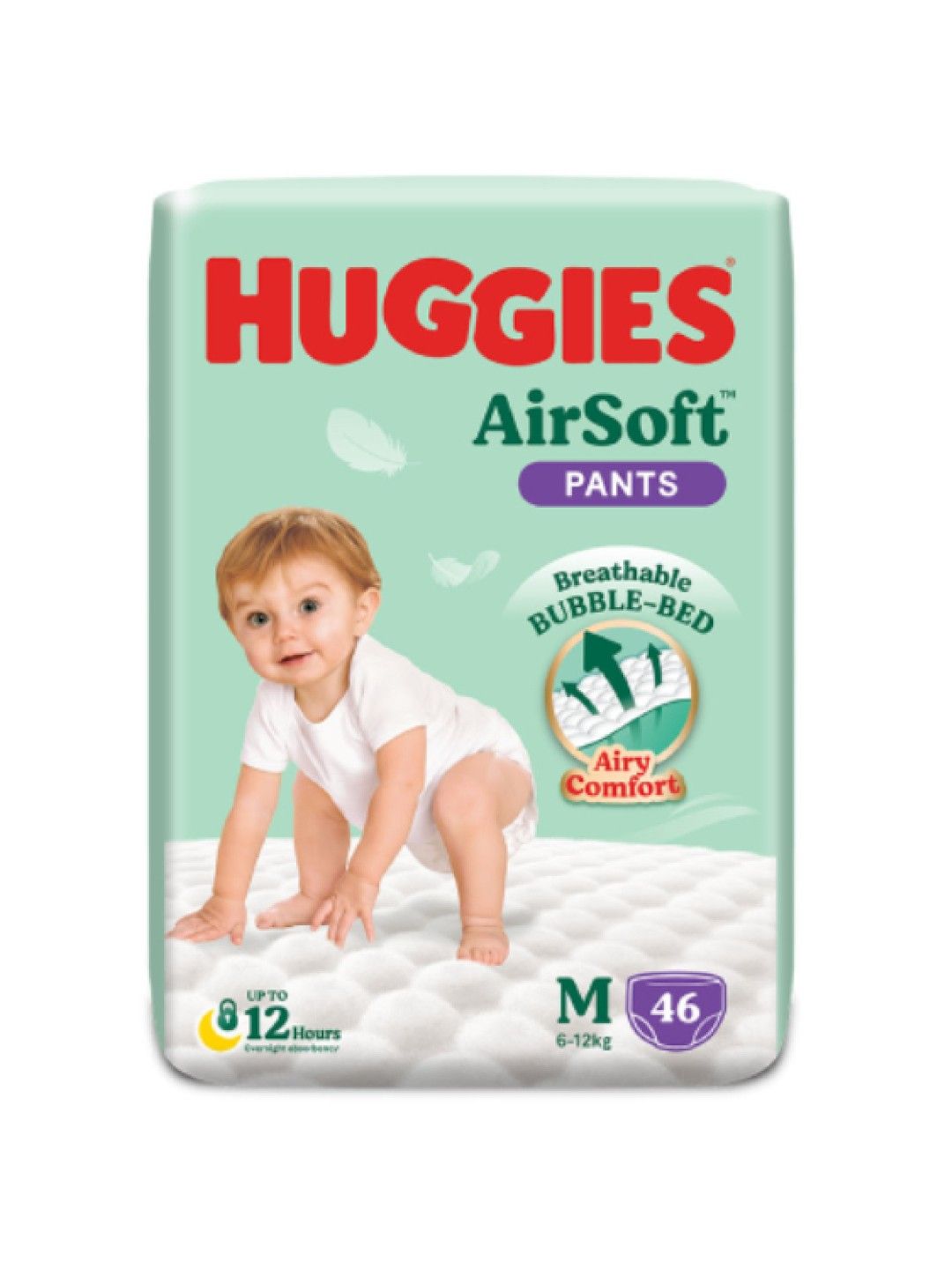 Huggies AirSoft Diaper Pants Medium - 46 pcs (No Color- Image 1)